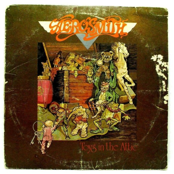 AEROSMITH "Toys In The Attic" Vinyl LP - 1975 Columbia (P3) - Picture 2 of 7